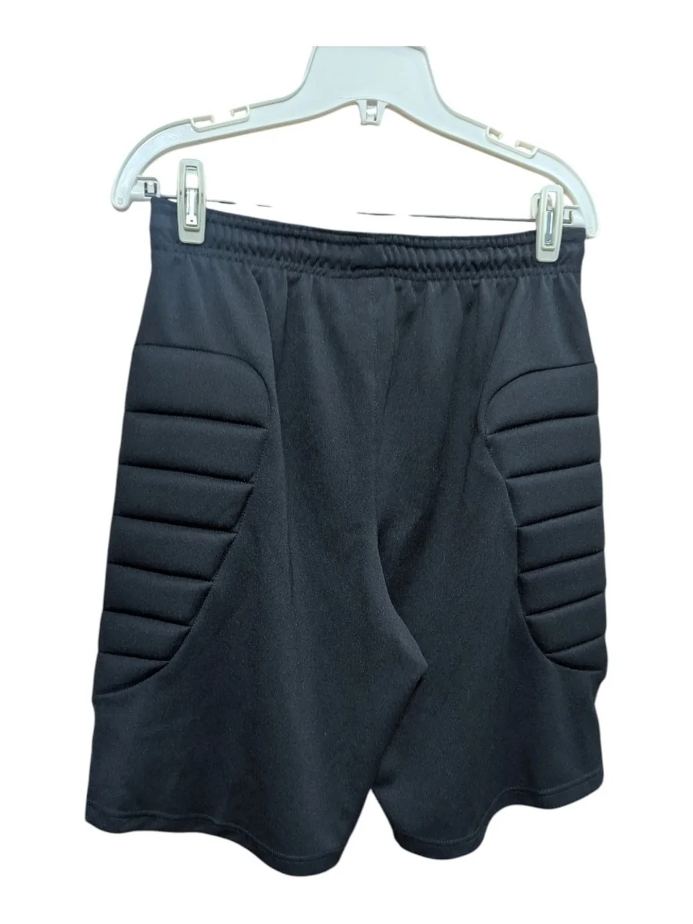 Reusch Padded Goalkeeper Shorts Sz AM  Goalie Black Soccer